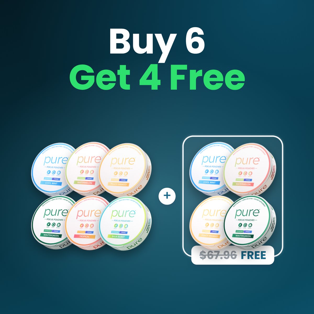 Black Friday Buy 6 Get 4 Free